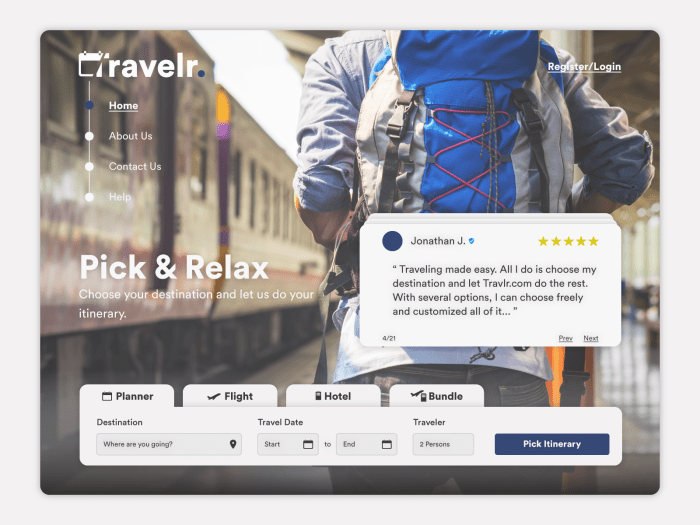 Online vacation planning websites with customizable itineraries