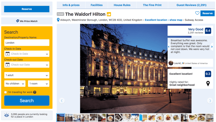 Online hotel booking websites with best rates on extended stays