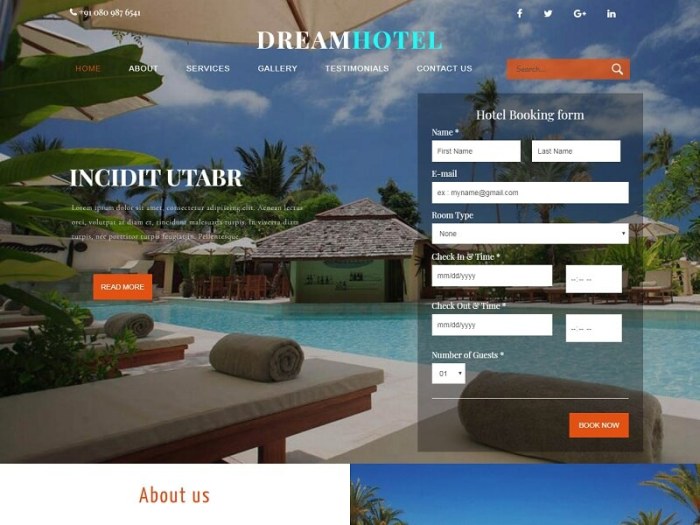 Website hotel luxury templates template booking royal colorlib stay html5 info sites